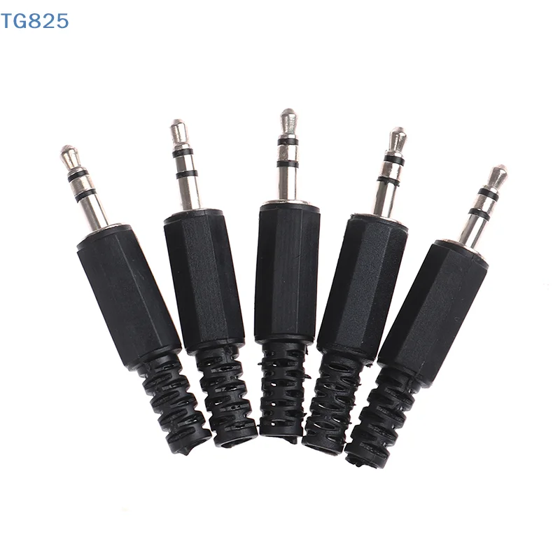 【AN】3.5mm 3 Pole Audio Jack Plug Headphone Male Connector Mono Stereo Diy Solder