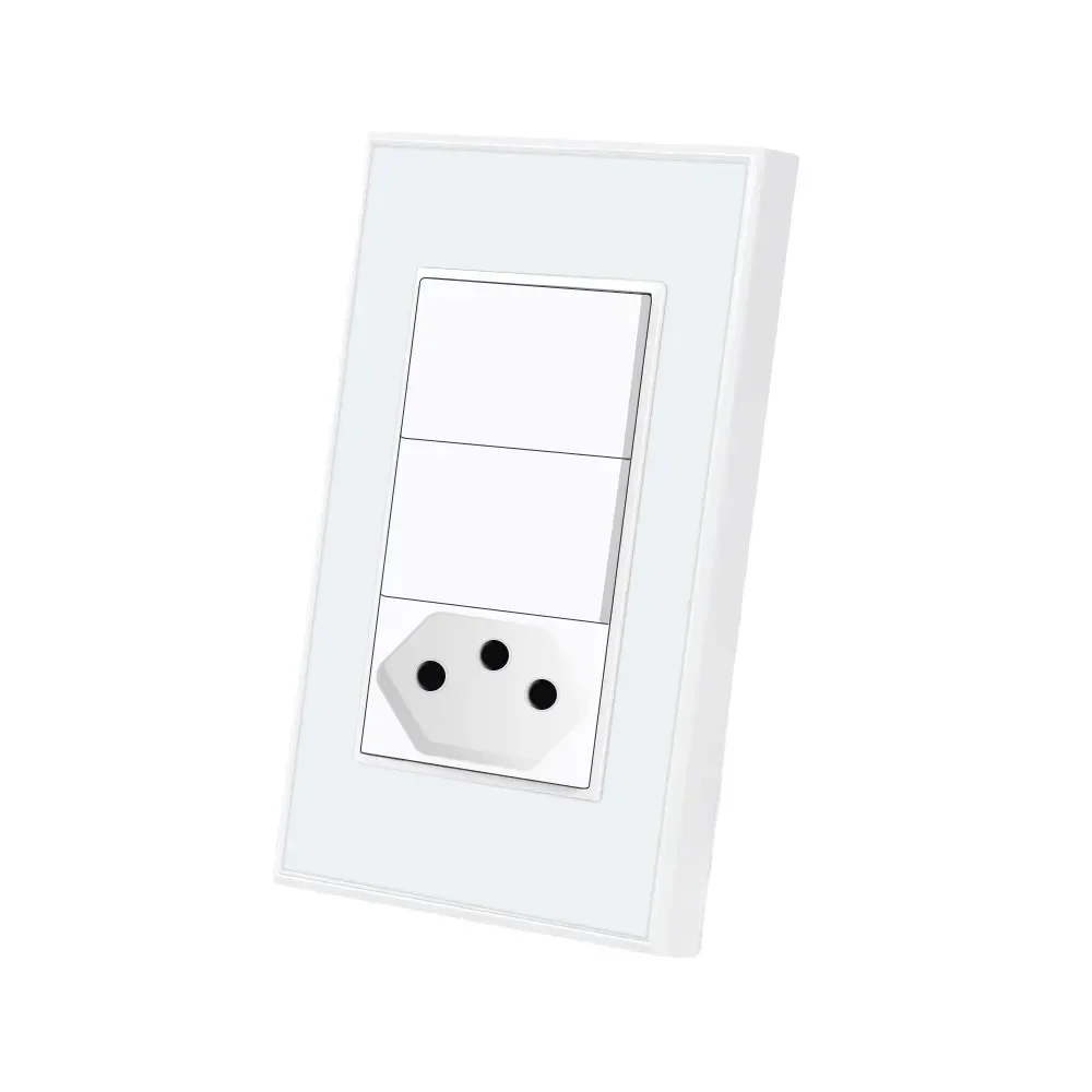 

Умная розетка Tuya Zigbee 20A (стандарт Бразилии) с 2-мя разъемами, управление через Alexa, Google Home, Homekit, Siri