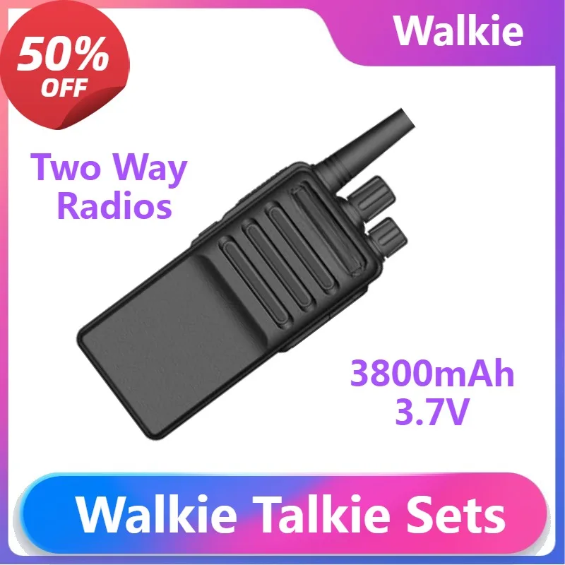 

BF-C5 8W Walkie Talkie Long Range 1-8Km Durable Two Way Radio Station 0-9 Level Noise Reduction 1pc or 2pcs Walkie Talkie