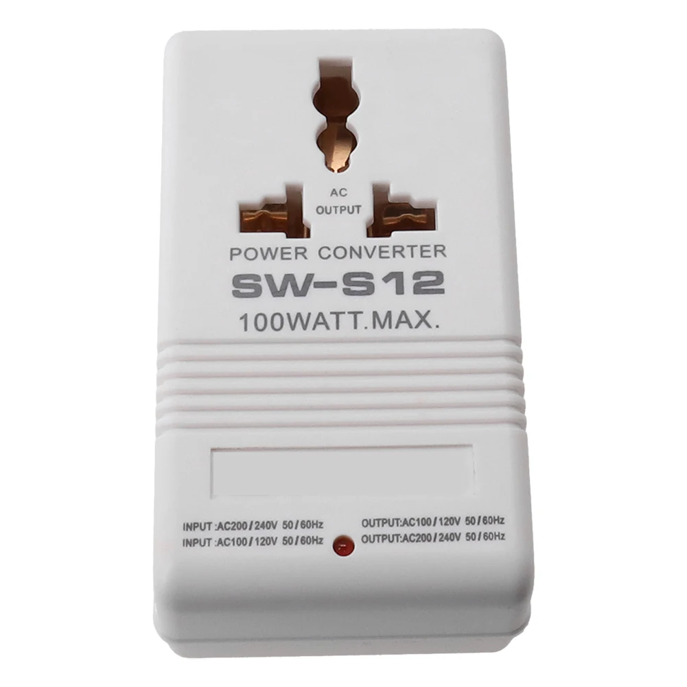 Step UP or Down Voltage Converter Transformer 1PCS Enjoy Seamless Voltage Conversion for 100W 110V120V to 220V240V