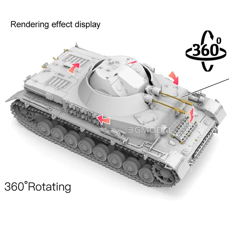 Border Model Assembled Tank Model Kit BT-039 Kugelblitz 30mm Mk103 Flak panzer IV 1/35