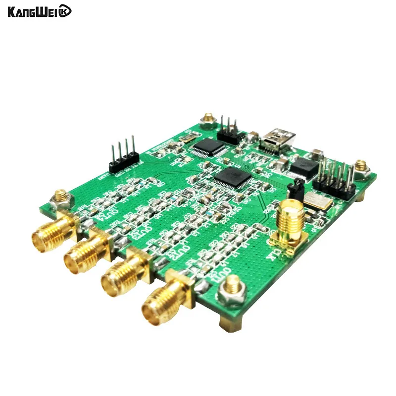 AD9959 four-channel DDS module STM32F103CBT6, RF signal source generator, AT command serial port output, frequency sweep, AM