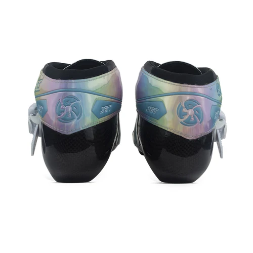 Imagen 2 del producto Patines en Línea BONT Jet 2PT 195mm Azul Arcoíris, Patines de Velocidad, Patines de Carretera con Bota de Carbono, Patines Profesionales de Carbono