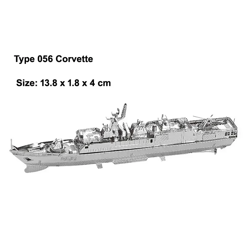 لغز معدني صغير ثلاثي الأبعاد للأطفال 14+ دليل لتقوم بها بنفسك نجمة فيري بيرك مدمرة فئة بوهينيا تجميع نموذج ألعاب تعليمية