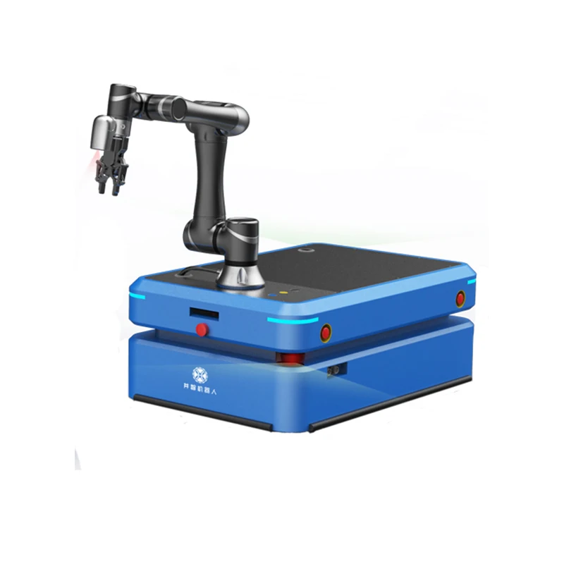 Well Price Warehouse auto guided vehicle agv with robotic arm autonomous lift robot