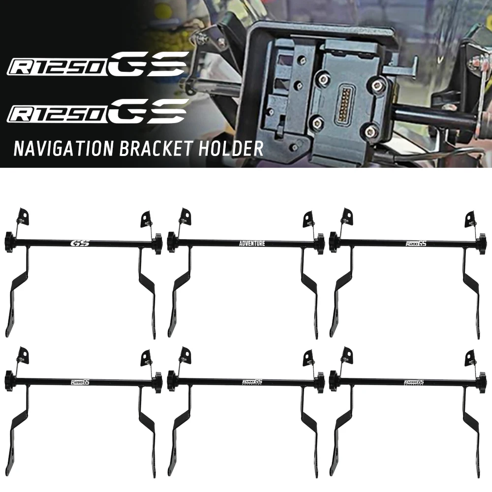 

GPS Navigator Holder Phone AMPS Mount Bracket 2025 24 FOR BMW R1250GS/Adventure R1250GSA 19-20 R1200GS/Adventure R1200GSA 13-18