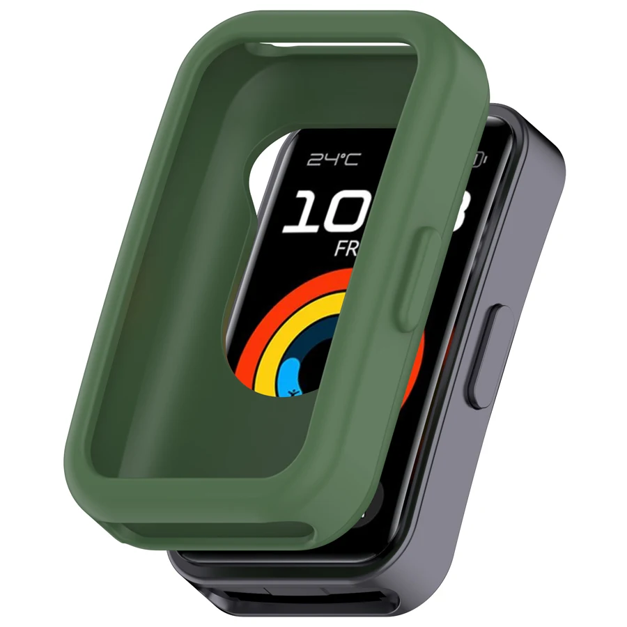 Zachte siliconen TPU hoesje voor Huawei Band 10 9 8 Smartwatch band scherm beschermer bumper voor Huawei Band 10 Band 8 9 hoesje shell