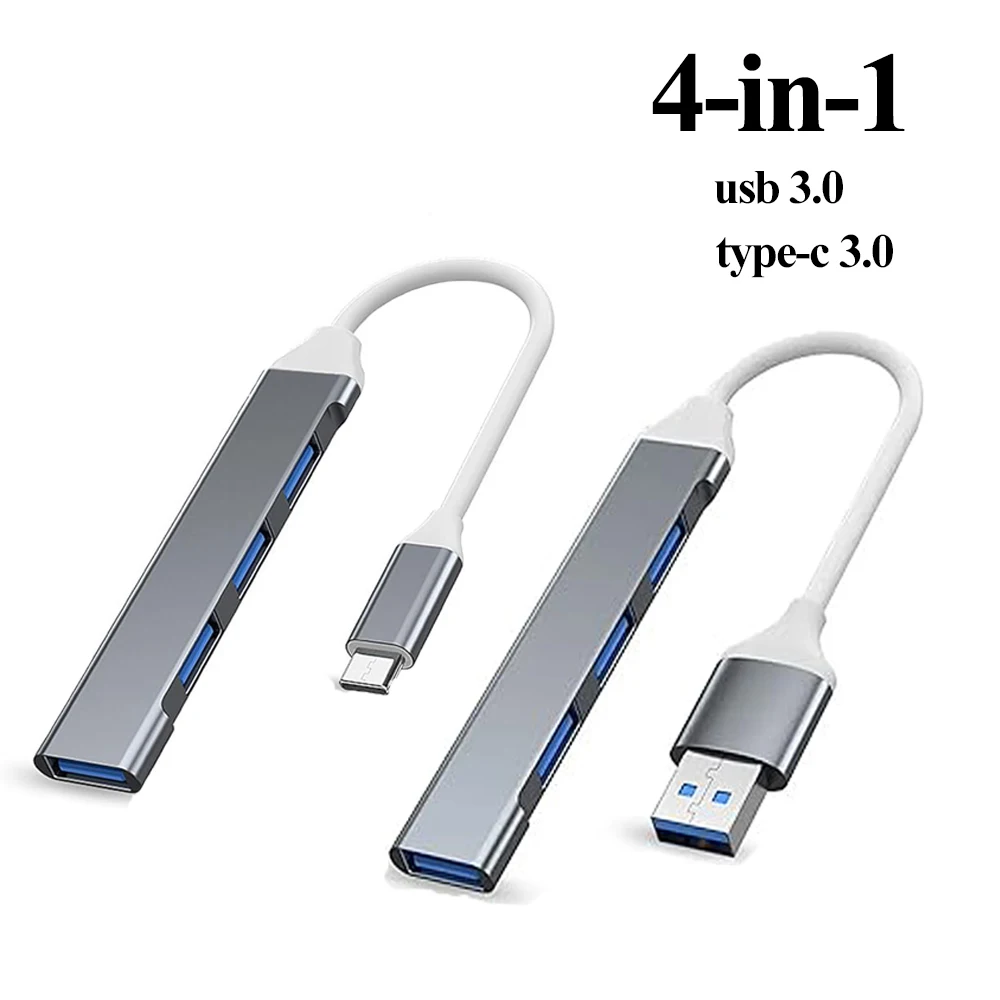 4-IN-1 USB3.0 2.0 HUB ناقل حركة عالي السرعة TYPE-C HUB مقسم متعدد الوظائف مناسب لشاومي وسامسونج وهواوي #2