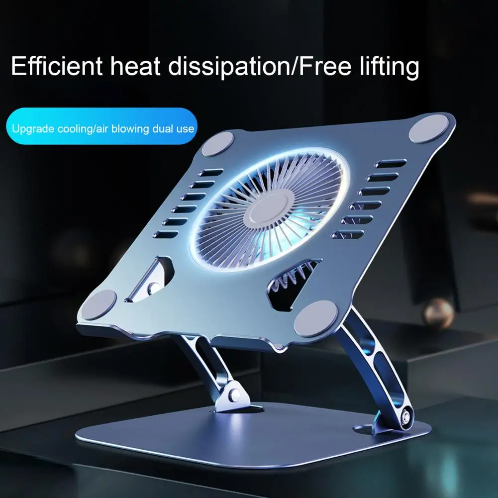 Tablet Stand  Convenient Adjustable Compact  Laptop Cooling Fan Stand Laptop Accessories