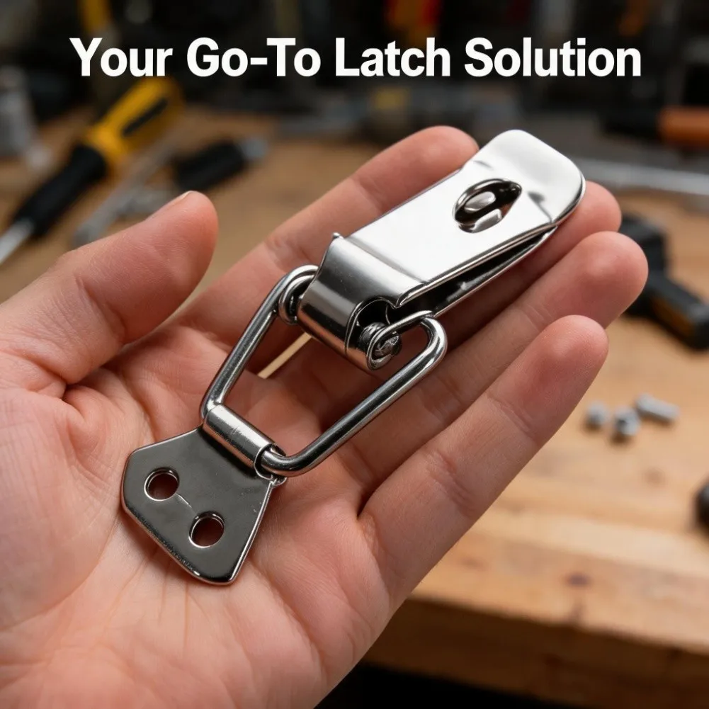 10pcs Stainless Steel Duckbill Latch With Spring For Tool Box Aviation Case Heavy Locking Buckle 72mm