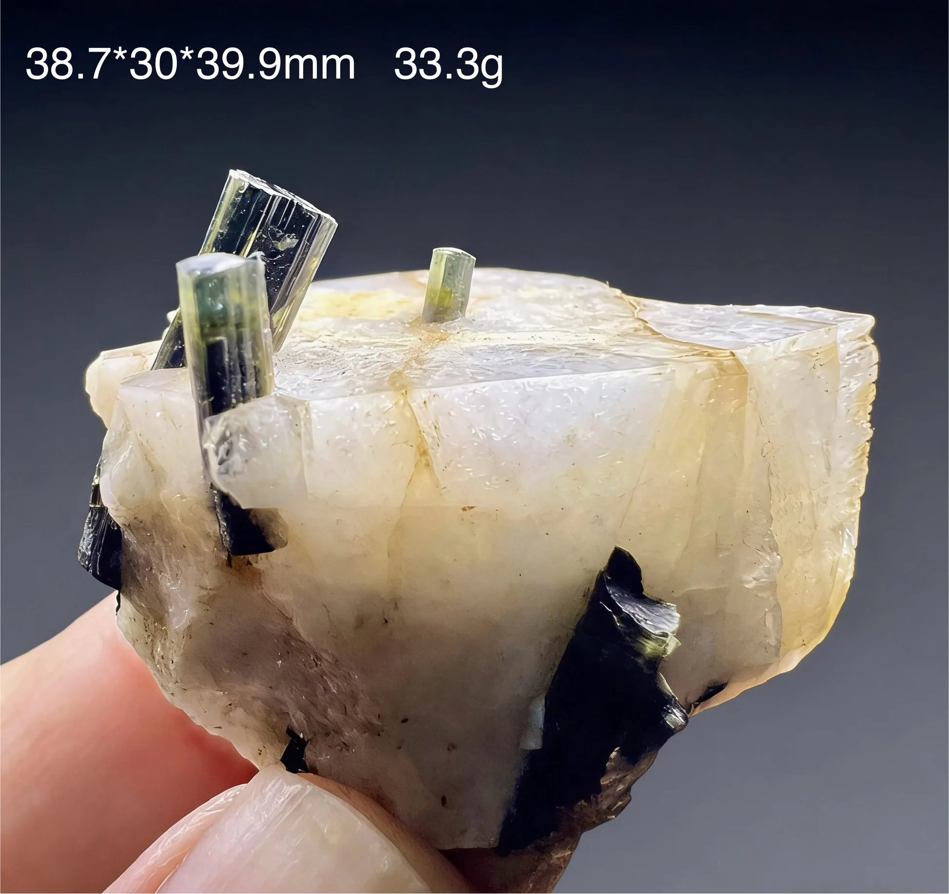 Madagascar Natural Tourmaline Rough Stone, Unpolished Raw Crystal Mineral Specimen, Energy Healing Gemstone for Collection Home