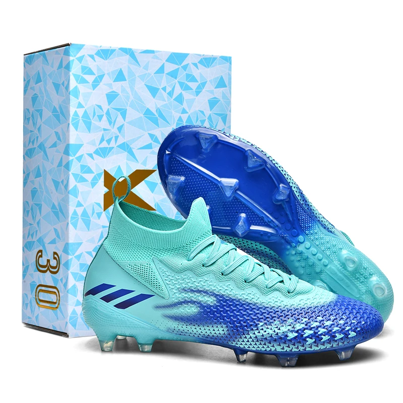 

2025 Football Shoes New Men's Football Shoes Anti slip Boots AG/FG Nail Shoes Professional Competition Training Shoes Outdoor La