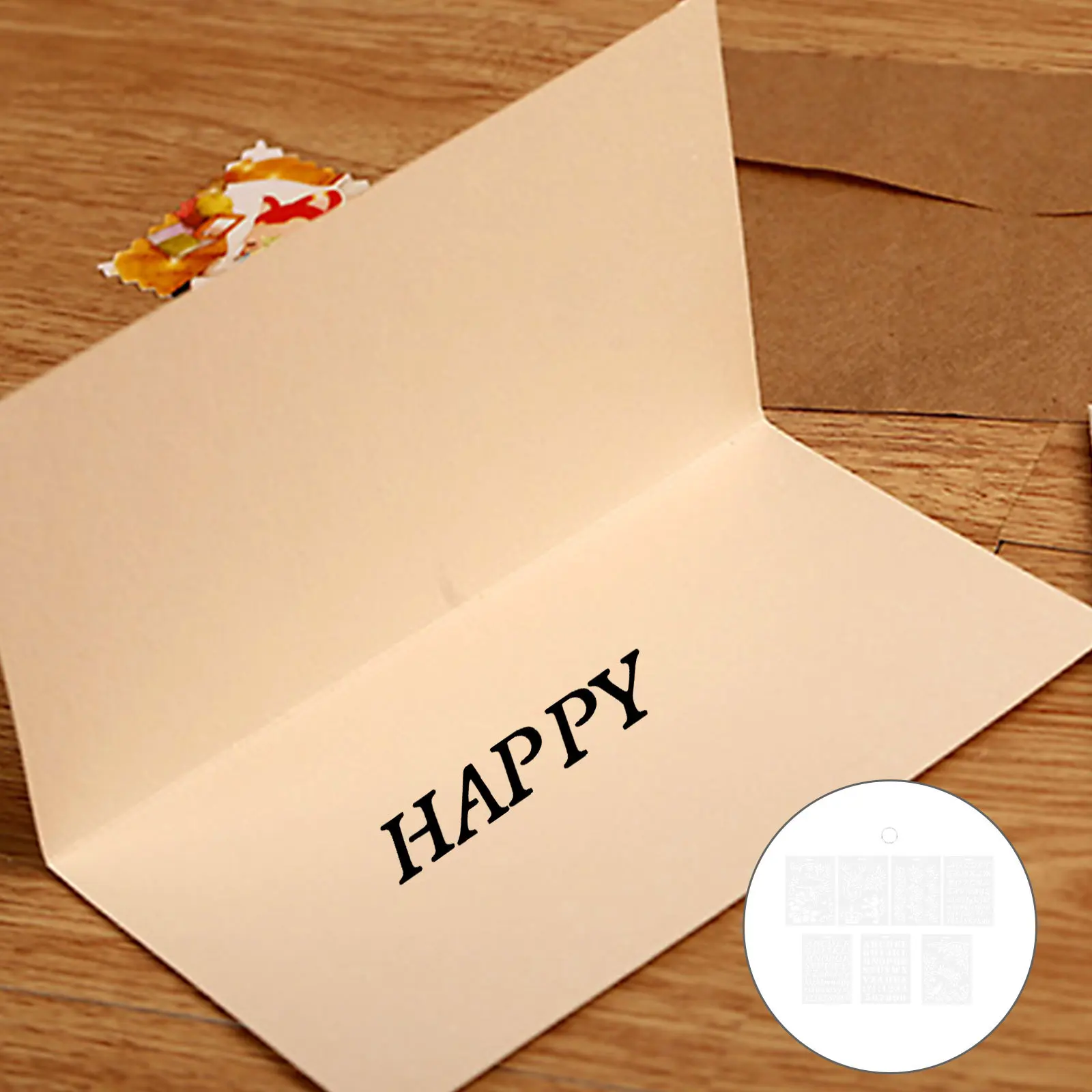 7 قطعة قالب رسم استنسل رسم مجوف متين وقابل لإعادة الاستخدام للأطفال يمكنك صنعه بنفسك سجل القصاصات استنسل اللوحة الإبداعية