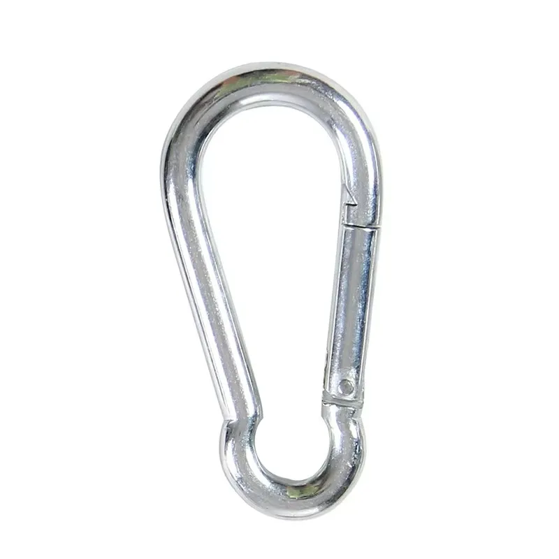 1Pcs 304 Stainless Steel Multifunctional Spring Snap Carabiner Quick Link Lock Ring Hook