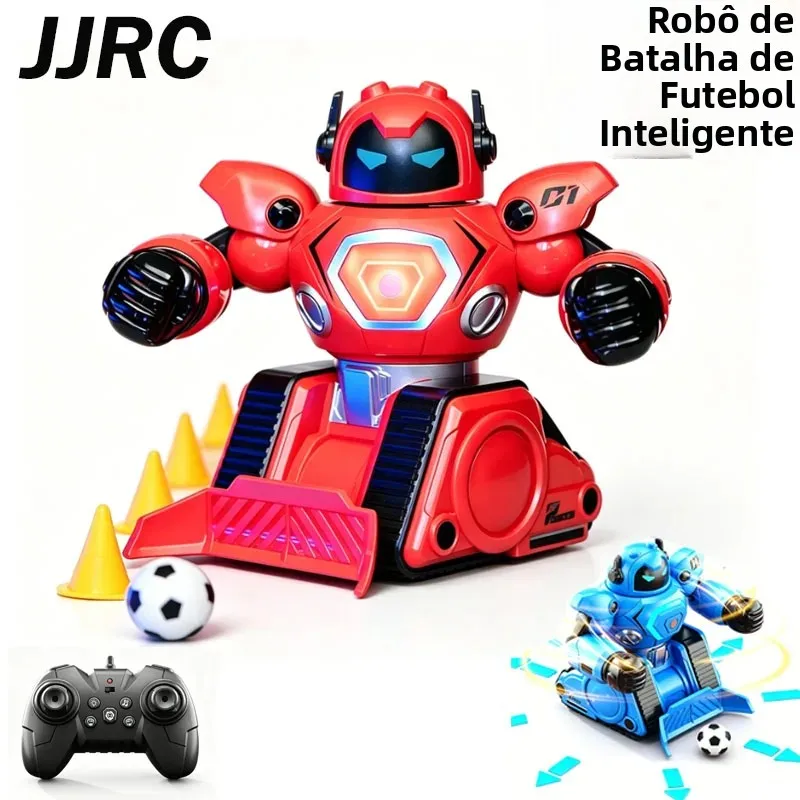 2026 JJRC R30 2PCS Robô RC de Luta e Futebol, Robô de Controle Remoto 2.4G para Jogo Pais e Filhos, Brinquedo Robô de Combate para Crianças