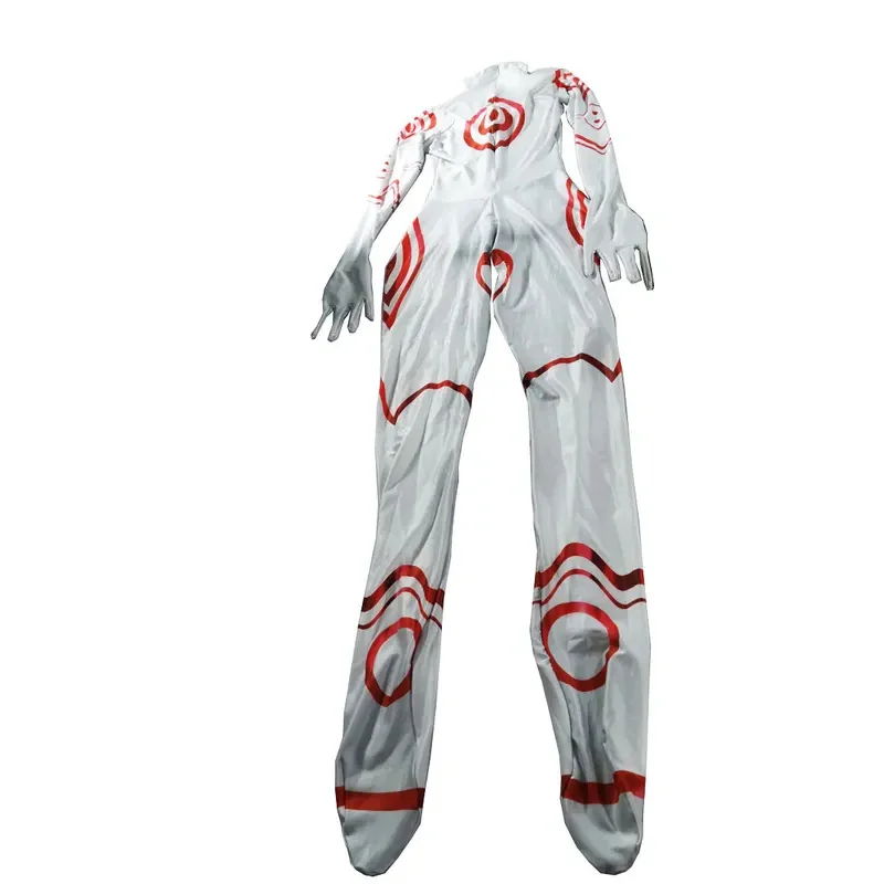 Halloween Volwassenen Kids Anime Deadman Wonderland Shiro Cosplay Kostuum Zentai Bodysuit Vrouw Party Jumpsuit