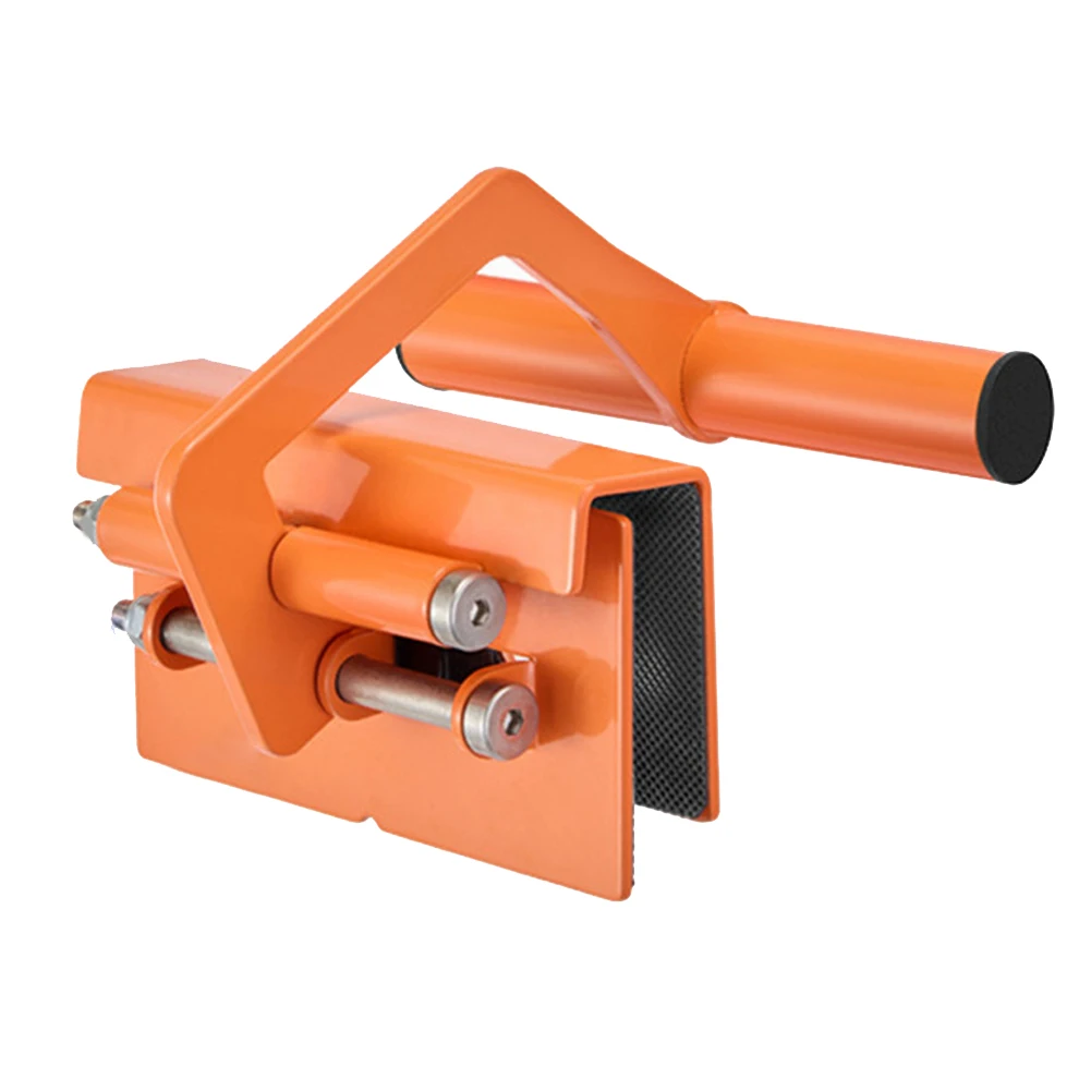Heavy Duty Stainless Steel Panel Clamp with Self Adjusting Jaw for Secure Large Panel Handling Wood Stone Tile Material Support