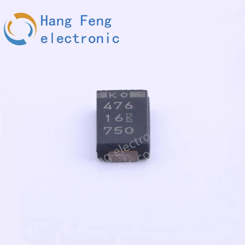 10PCS T520D476M016ATE070 Mark 476 16K Tantalum Capacitor 47uF ±20% 16V Brand New Original