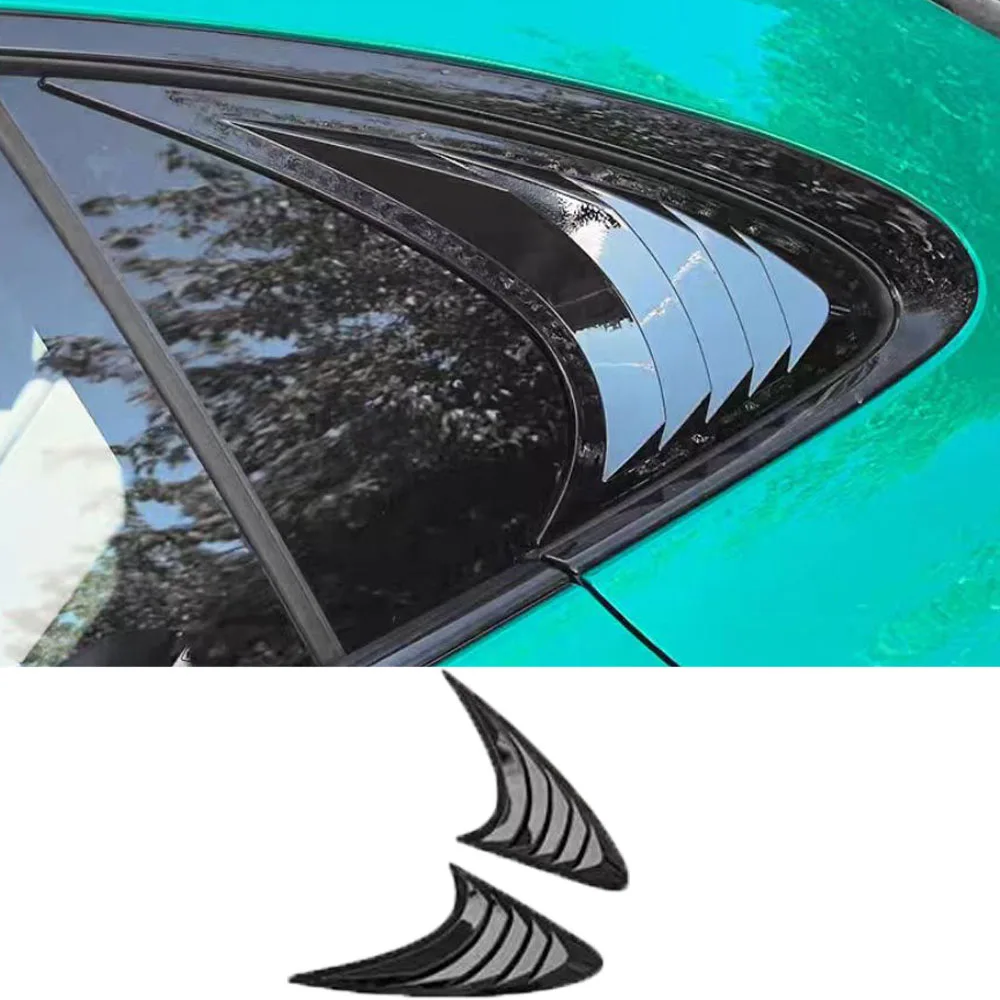 

Подходит для Xiaomi YU7 2025, жалюзи для кузова автомобиля, жалюзи для ветра, задняя треугольная стеклянная оконная декоративная полоса, внешняя модификация