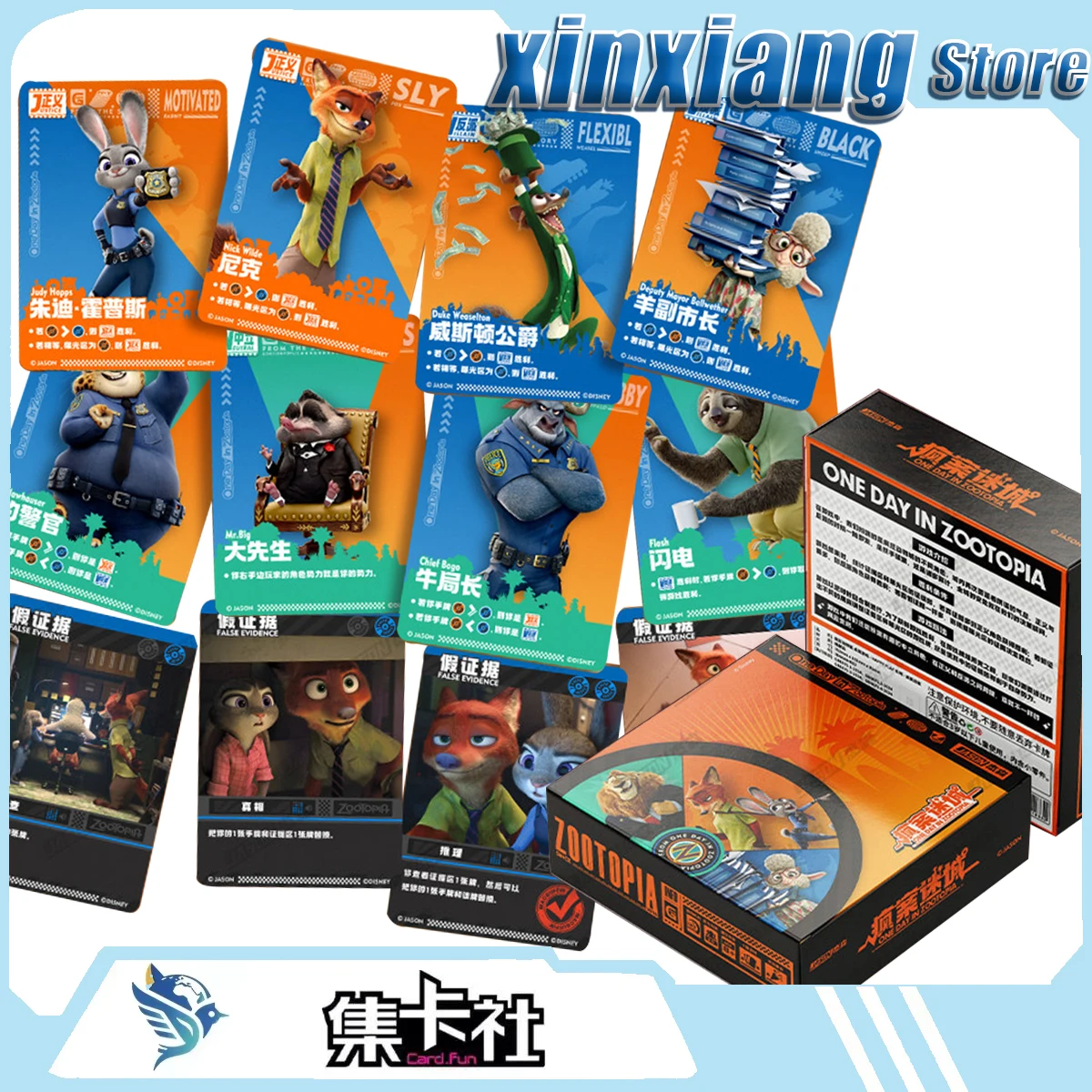 card-fun-disney-zootopia-board-game-multiplayer-party-tabletop-game-mystery-city-case-movie-merchandise-designer-toys-gift