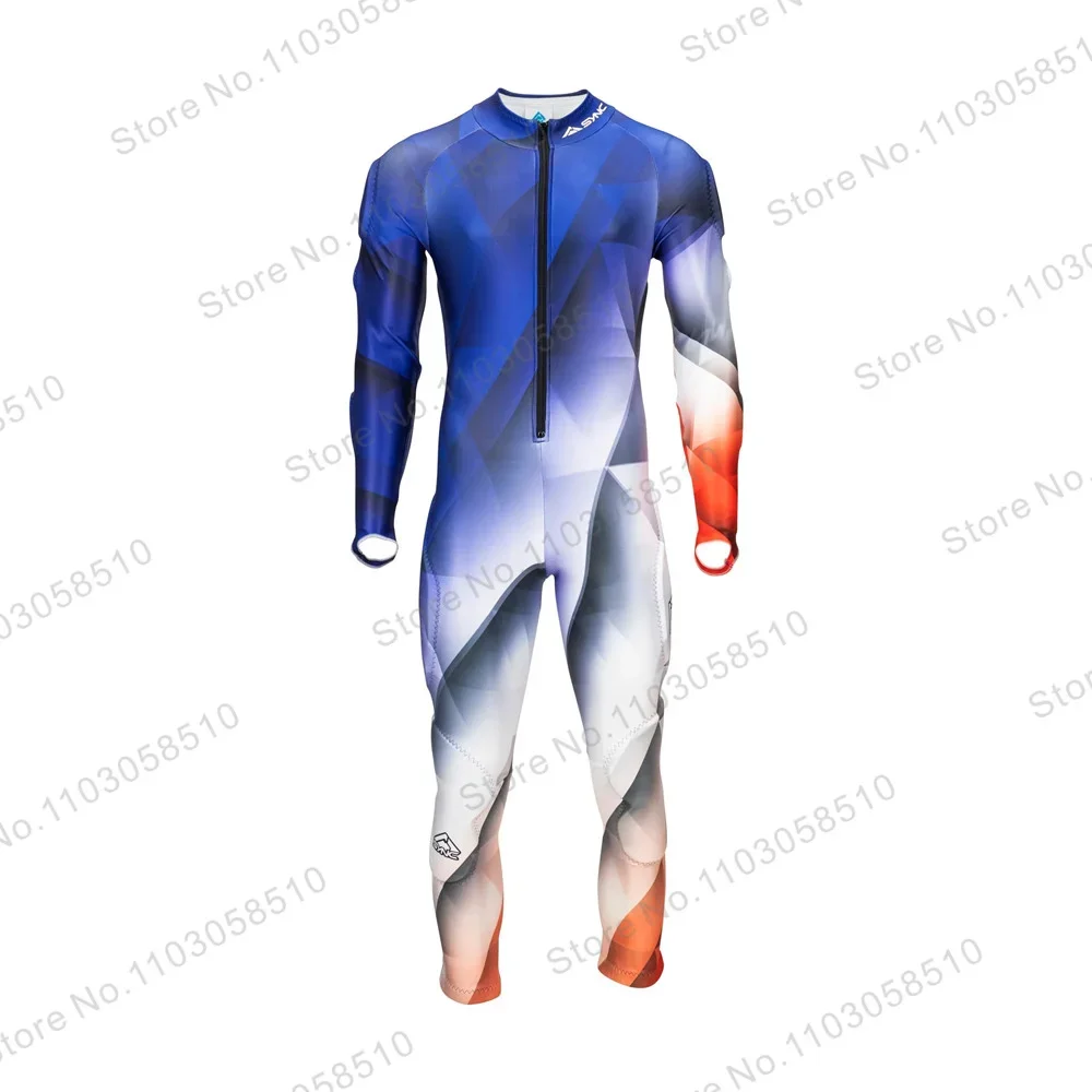 Performance Gs Race Pak Winter Flens Jumpsuits Eendelige Ski-Pakken Onafhankelijke Ski-Racing Opgevuld Downhill Speed Gs Pak