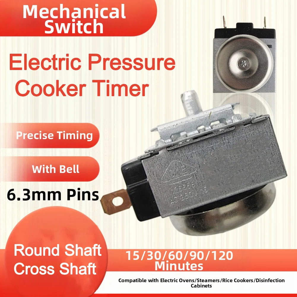 

Electric pressure cooker timer with mechanical bell timer switch suitable for oven rice cooker kitchen appliance