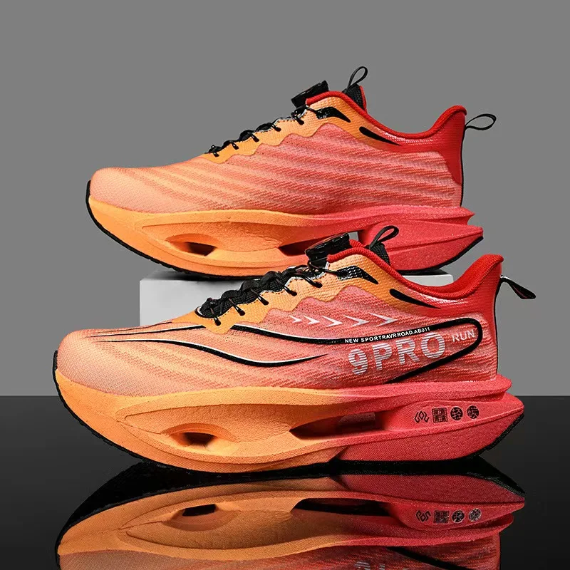 

Shock Absorbing Running Shoes Male Female Carbon Plate Sports Shoes Breathable Outdoor Training Couple Sports Shoes Anti Slip