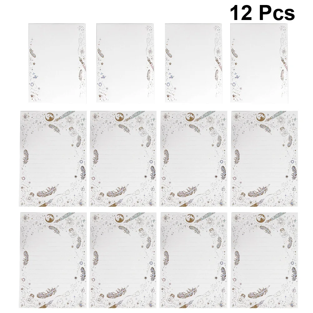 

1Set Invitation Letter Paper Envelopes Set Elegant Hot Stamping Pattern Kraft Paper Christmas Holiday Wedding