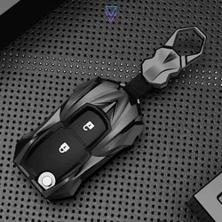 2 Buttons For VW Volkswagen Golf 4 5 6 MK6 Polo Tiguan Passat B5 B6 B7 Jetta Lavida For Skoda Octavia Metal Car Key Case Cover