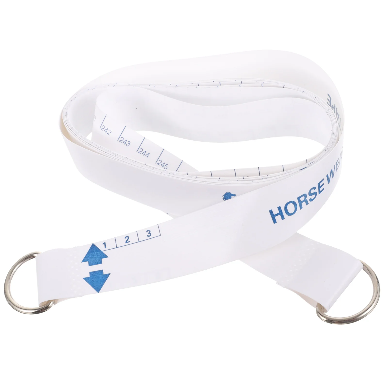 شريط قياس الحصان صغير محمول PVC مزدوج الجانب مرن ارتفاع الوزن شريط تمثال نصفي لأداة قياس الماشية #3