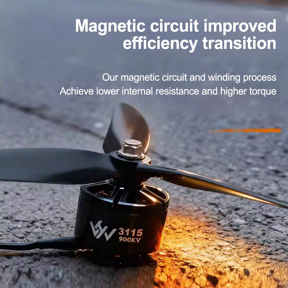 Sea Dragon King FPV 3115 400KV 900KV 1200KV Motor Model Aircraft 6S Long-Distance Racing Motor 10 Inches Engine Servomotor