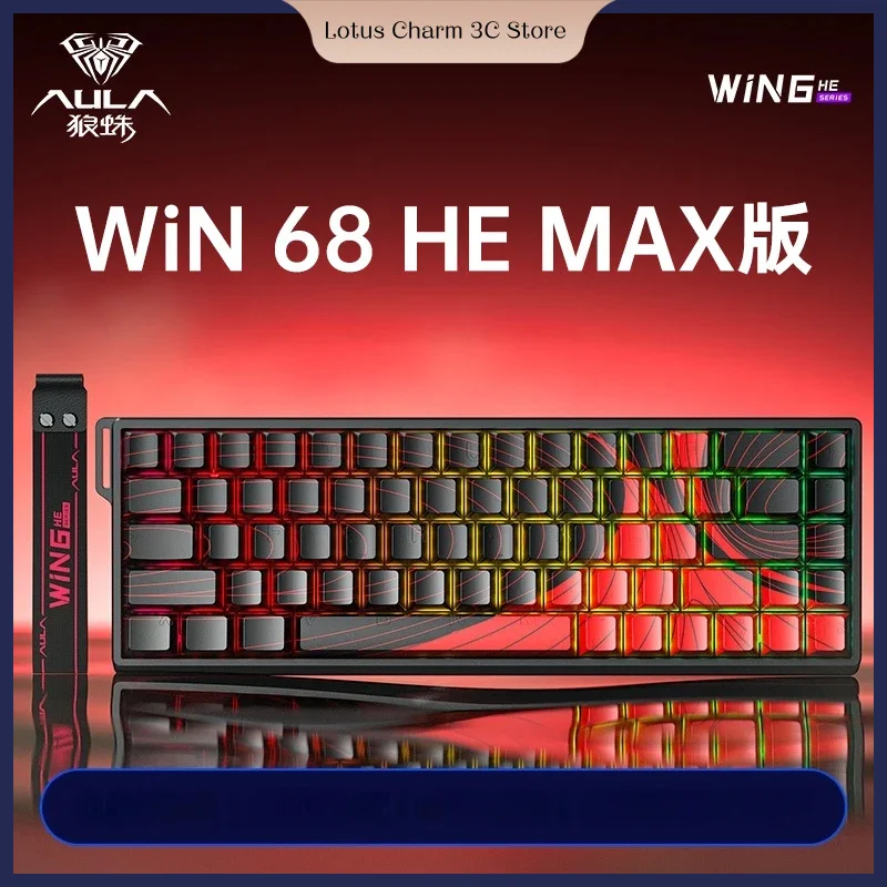 AULA WIN60/68HE Magnetic Switch Mechanical Keyboard RT Esports Game FPS Customization Gaming Keyboard For PC Gamer Office Gifts