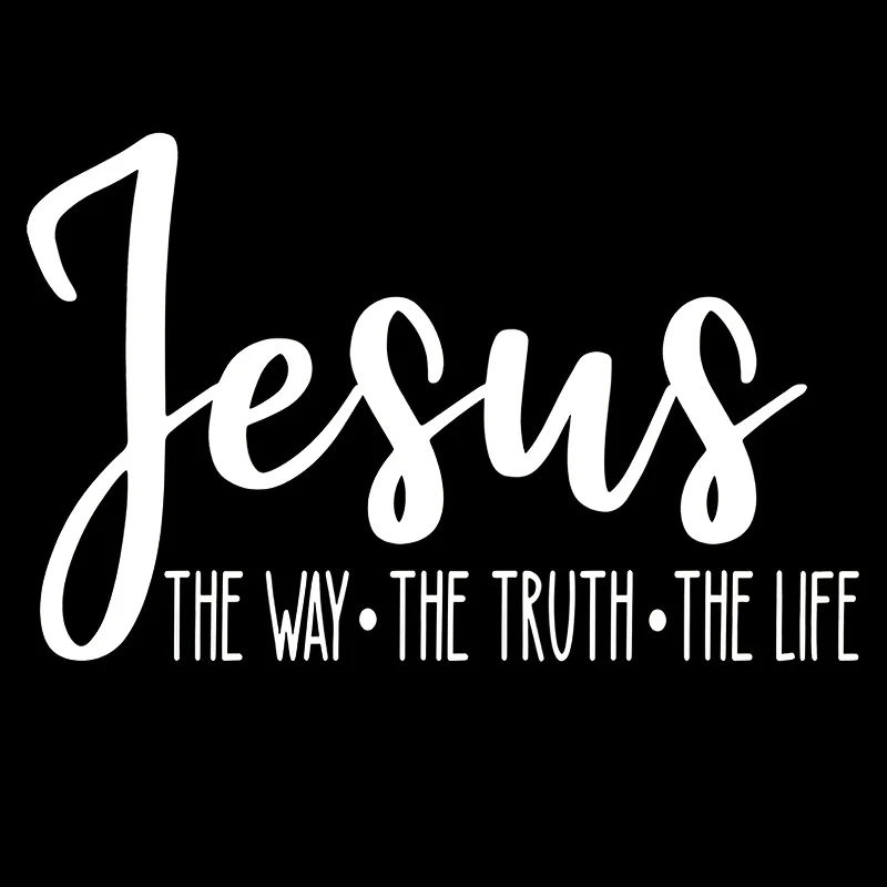 1 Vinyl Jesus Sticker - Christian Faith Car Decal with Bible Verse - Suitable for Windows, Laptops, and Bibles Durable Adhesive - view 4