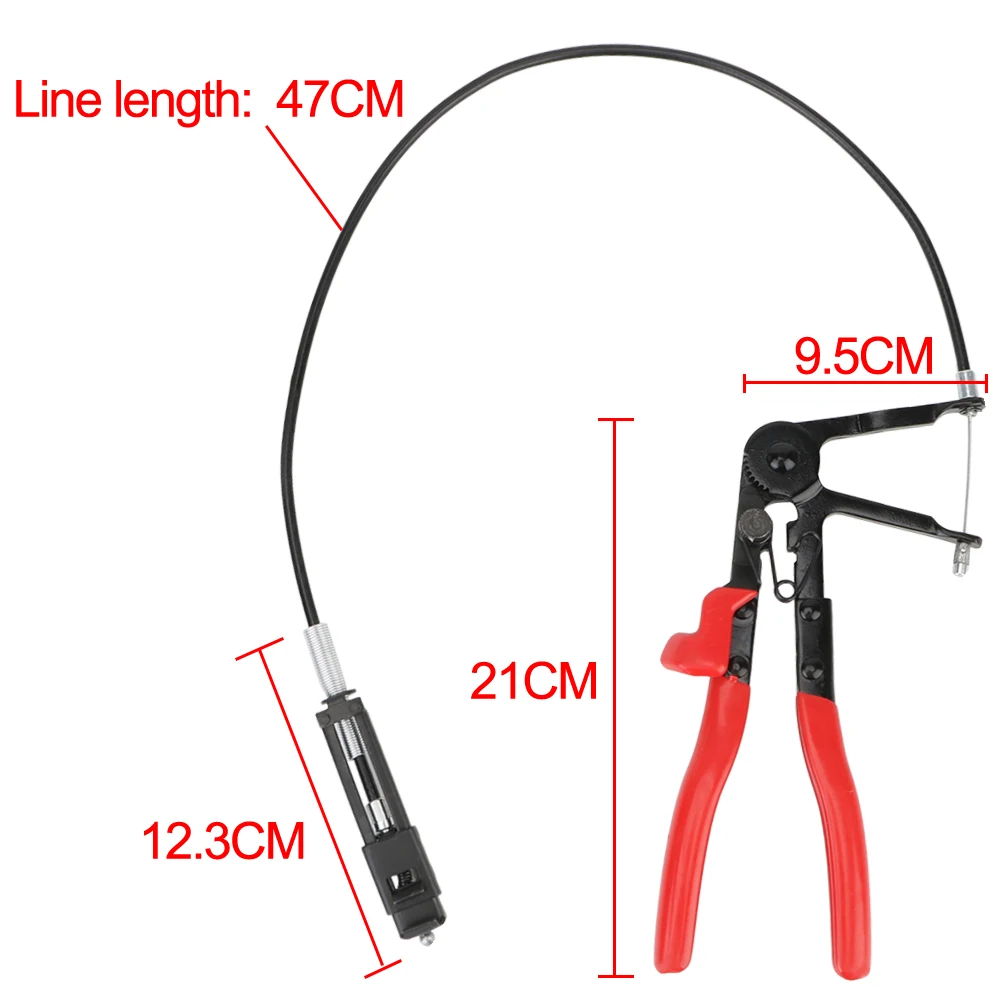 For Car Repairs Hose Clamp Multifunctional Cable Type Long Reach Hose Clamp Pliers Removal Hand Tools Alicate