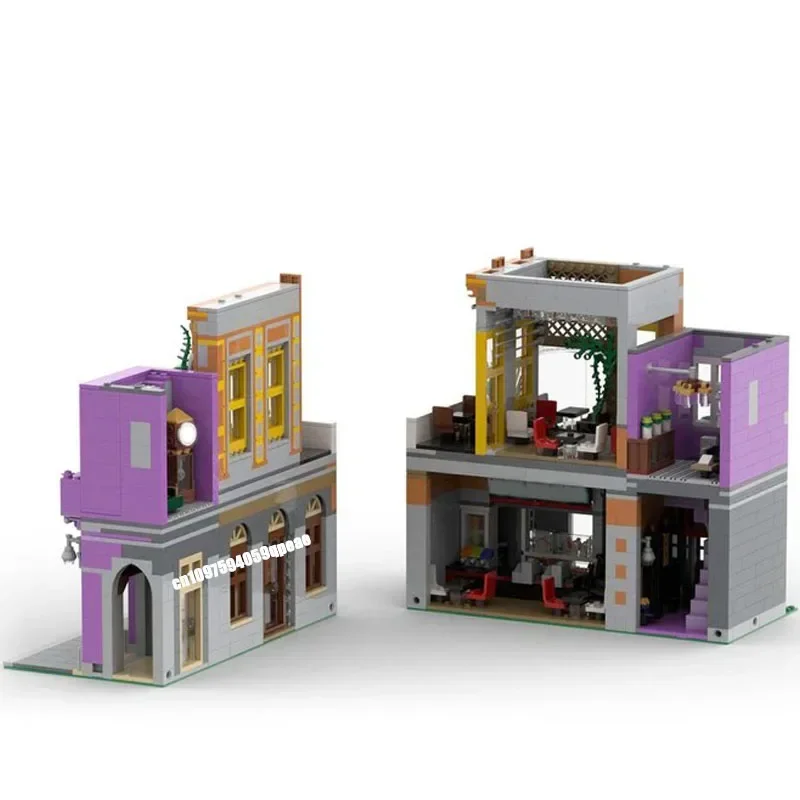 ใหม่ 3041PCS เมืองขายร้อนสตรีทวิว Moc โมดูลาร์ BFC ร้านอาหารรุ่นที่กำหนดเองปริศนา DIY ความคิดสร้างสรรค์ KidToy ของขวัญวันเกิด