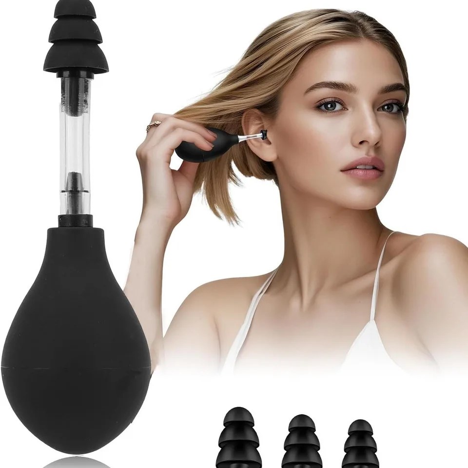 Ear Pressure Relief Tool Natural Ear Pressure Equalizer Ear Massage Device Air Pressure Relief For Flying Diving Travel