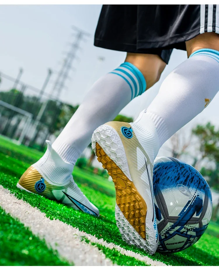 Herren Fußballschuhe Professionelle Original Widerstandsfähige Männer-Trainingsschuhe Atmungsaktive Hochwertige Fußballstiefel Rutschfeste Fußballschuhe – Detail 32
