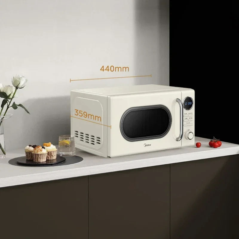 Horno Microondas Retro 20L Calefacción Horno Multifuncional De Alto Tamaño Horno De Microondas Electrodoméstico микобно doi печь 자
