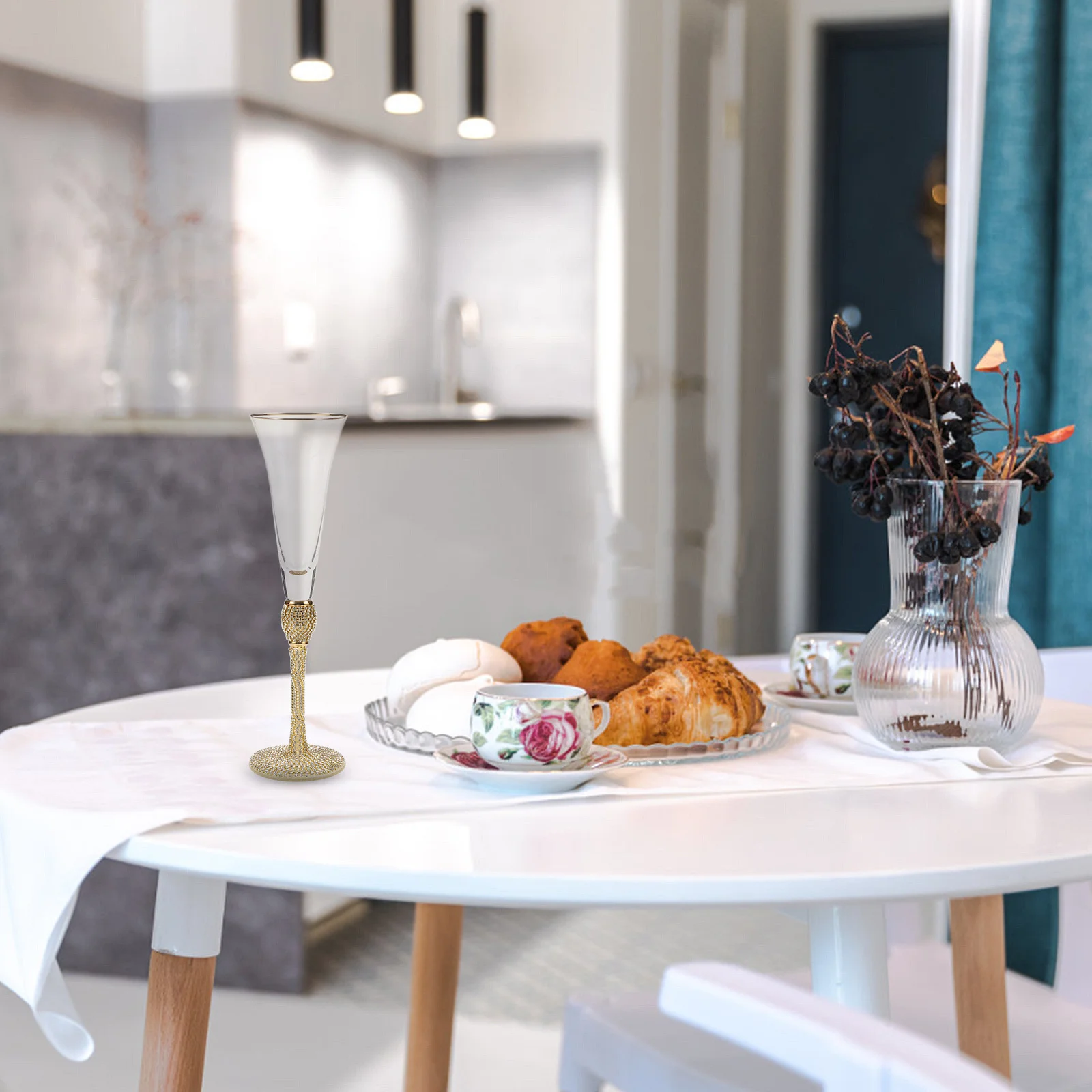 

Elegant Glass Cup for Wedding Party Decorations Party Cocktail Glass Goblet Tall Drinking Glasses Cocktail Glasses