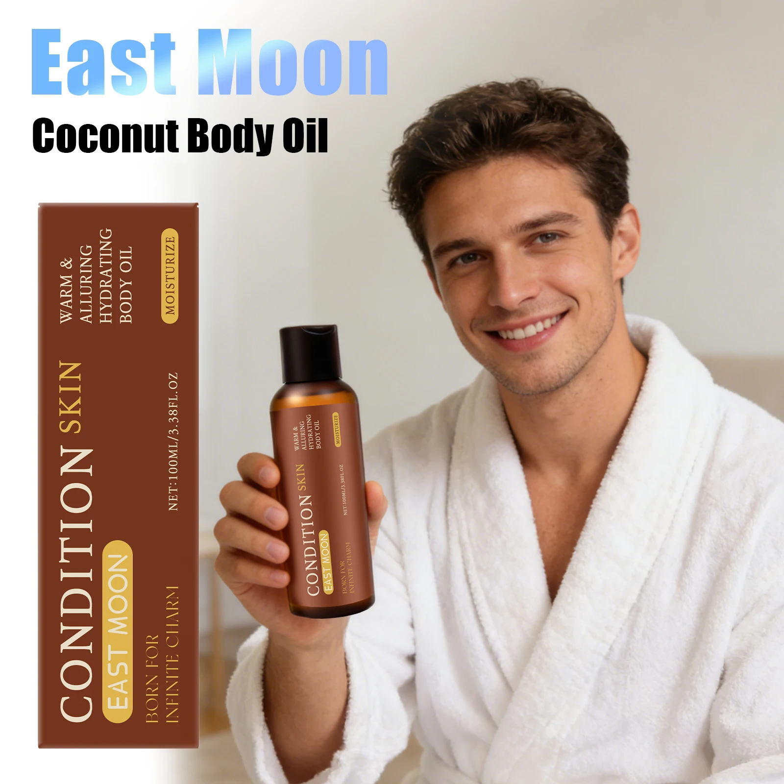 

Coconut Body Oil Reduce Rough Skin State Moisturize Nourish Body Skin Soothe Body Fatigue Improve Dryness Men Body Massage Oils