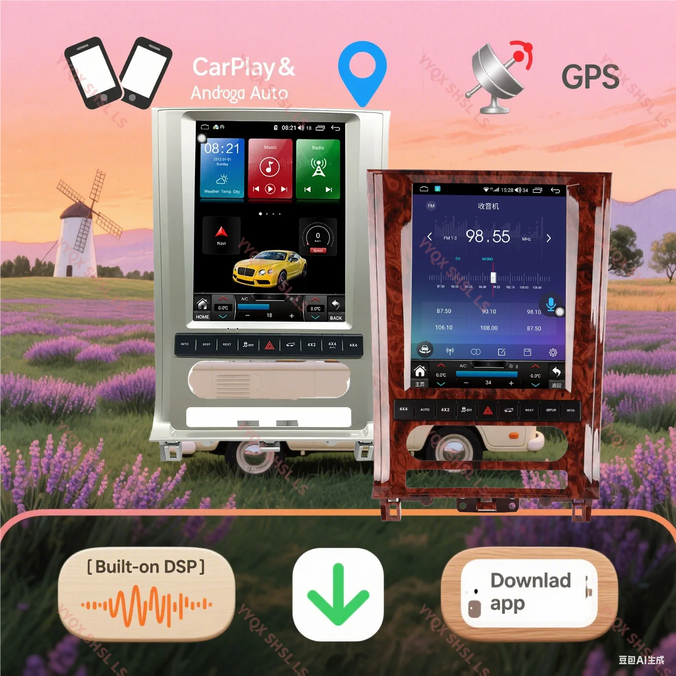 Lsh Android Car Rad… - image