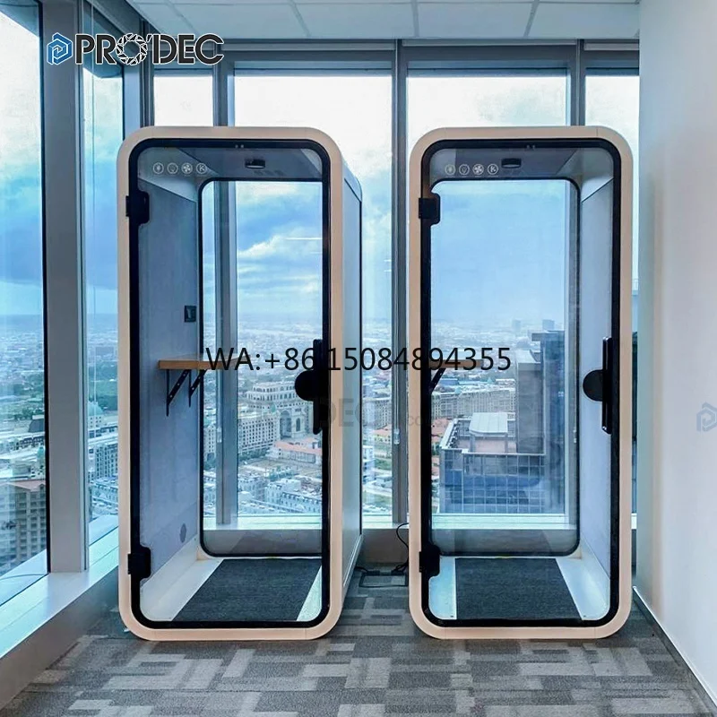 Acoustic Office Single Person Phone Call Booth Soundproof Pod