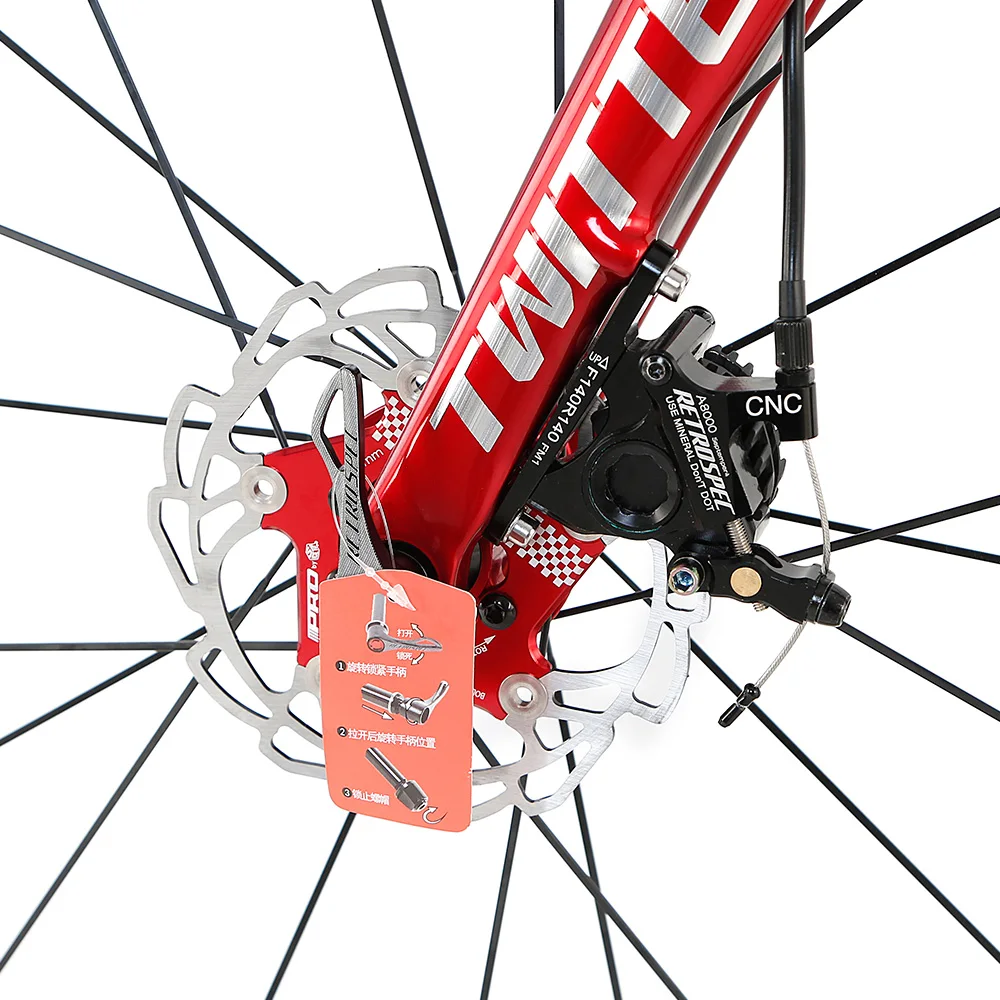 TWITTER Bicycle 700C Carbon Road Bike RS-22 Speed Carbon Fiber Bicycle Gravel Bike Carbon view 4