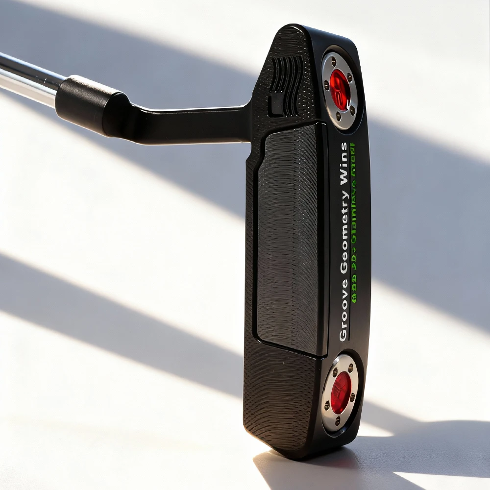 All-Black GSS 303 Stainless Steel Golf Putter | Dual Adjustable Weights + American Grip | Free Headcover & Wrench Included