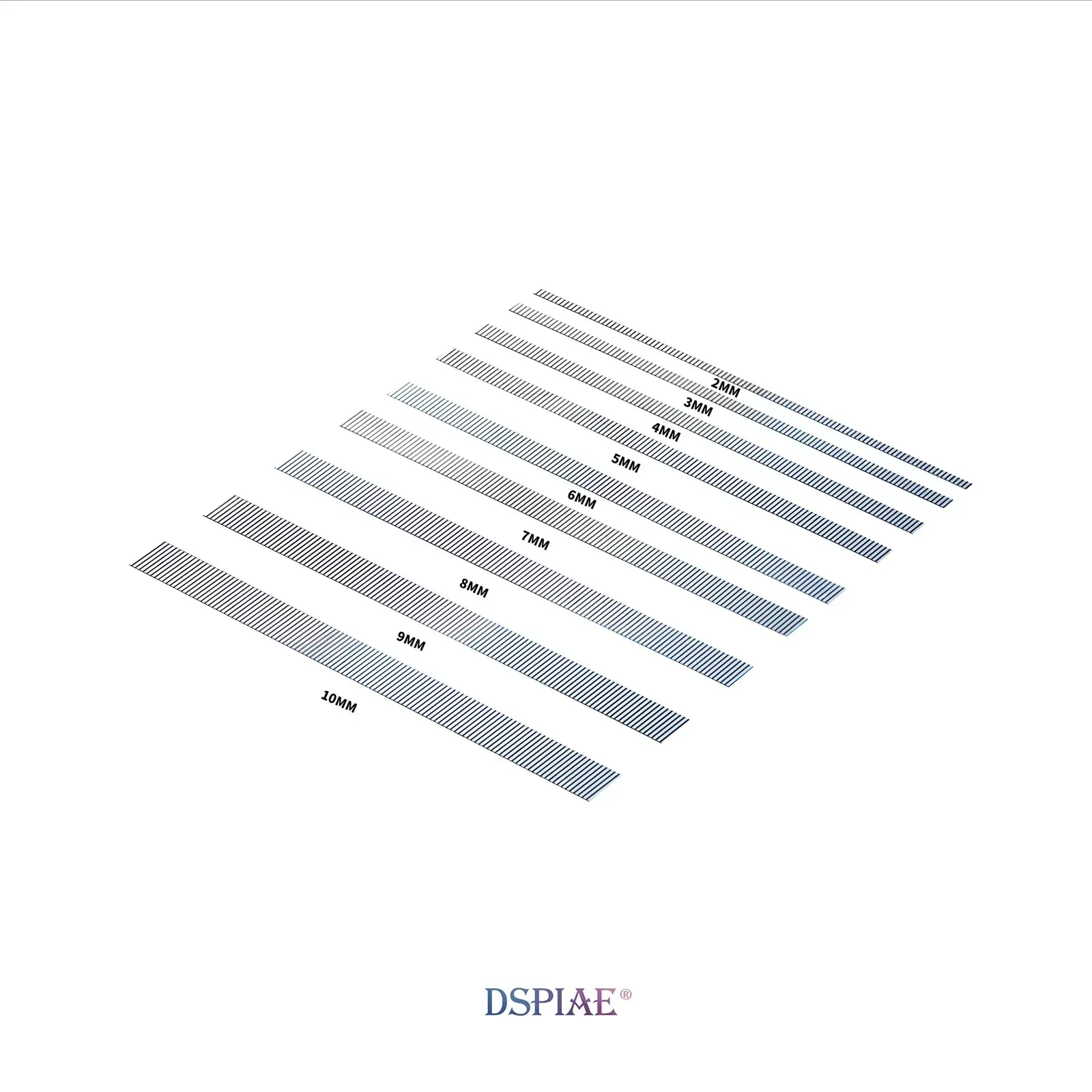 Outils de positionnement de la série DSPIAE CG de haute qualité, ruban à bord dur carbonaté pour outils de construction de modèles, règle en l'horloge bricolage, 2mm-10mm, nouveau