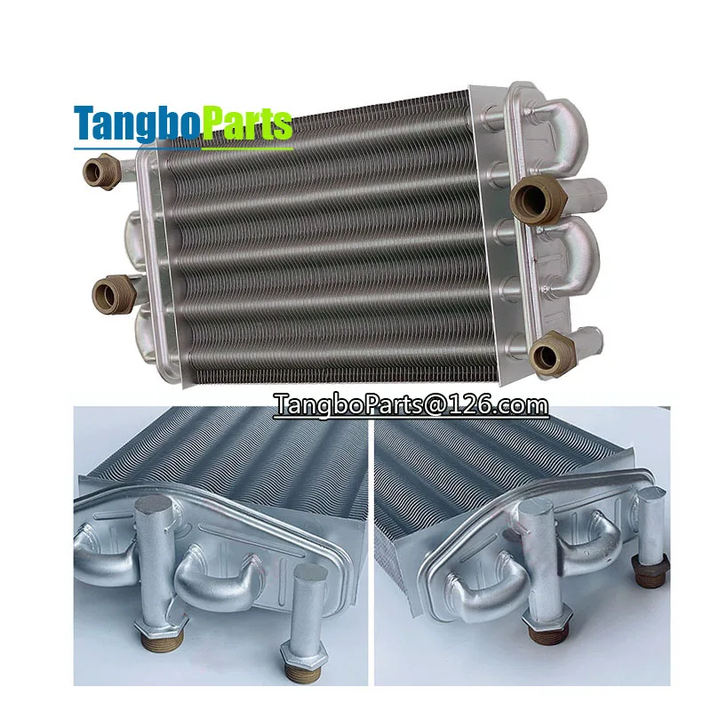 Wall Hanging Furnace Parts 270mm/280mm/290mm/310mm Copper Main Heat Exchanger For Gas Boilers