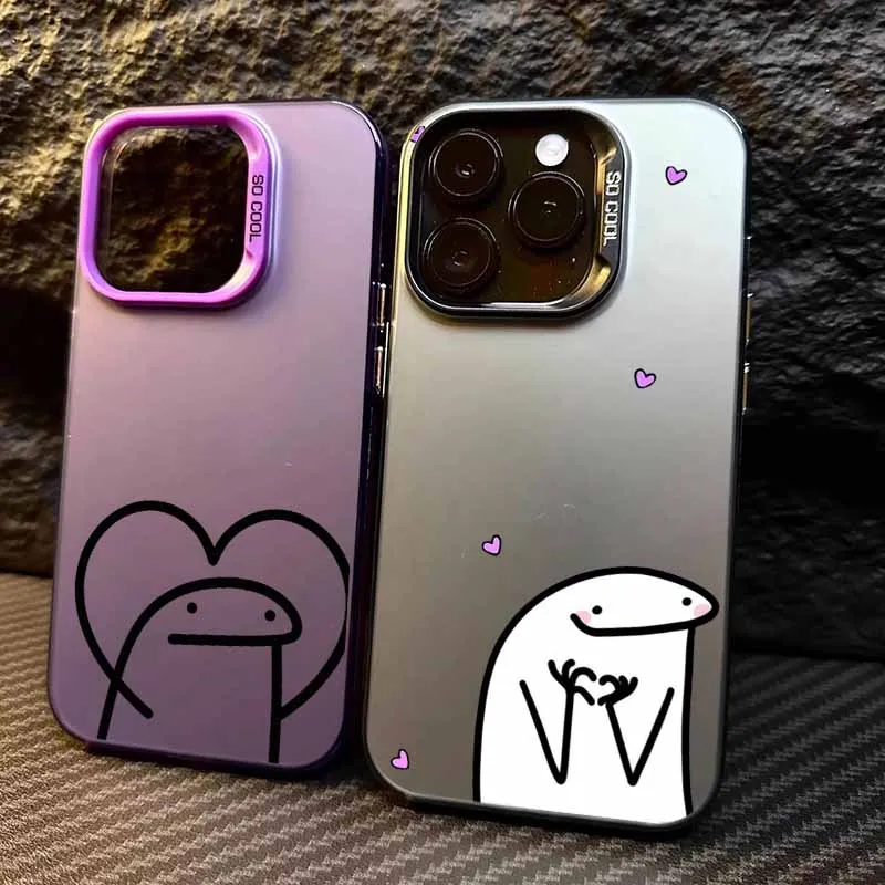 جديد بسيط خط أنيمي لسامسونج غالاكسي S25 حافة S24 S23 S22 S21 S20 FE الترا لايت زائد الملونة الفضة جراب هاتف غطاء Funda