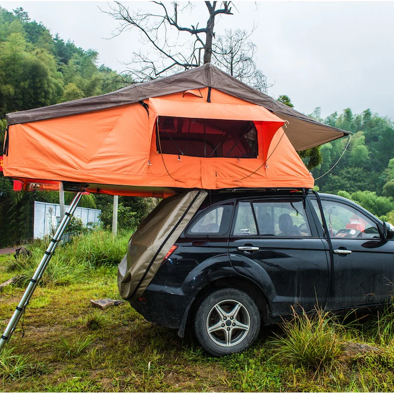 Hot Selling Weatherproof Fabric Shell Rooftop Tent 5-Man Room for 4x4 Overlanding