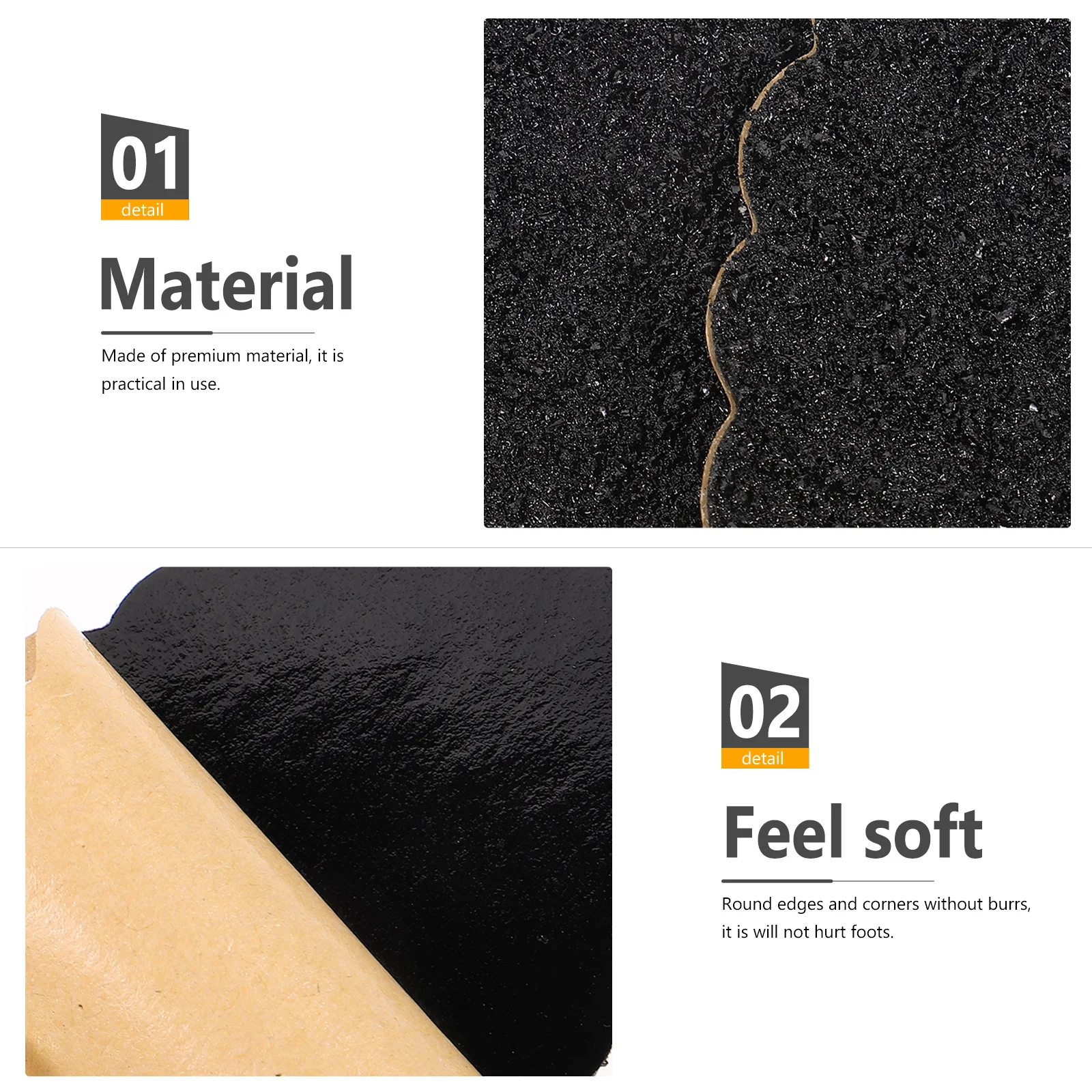 

2pcs High-Heel Protectors Anti-Slip Pads Non-Slip Stickers Mute Shoe Bottom Pads Rubber Sole Cushion Strong Friction Noise