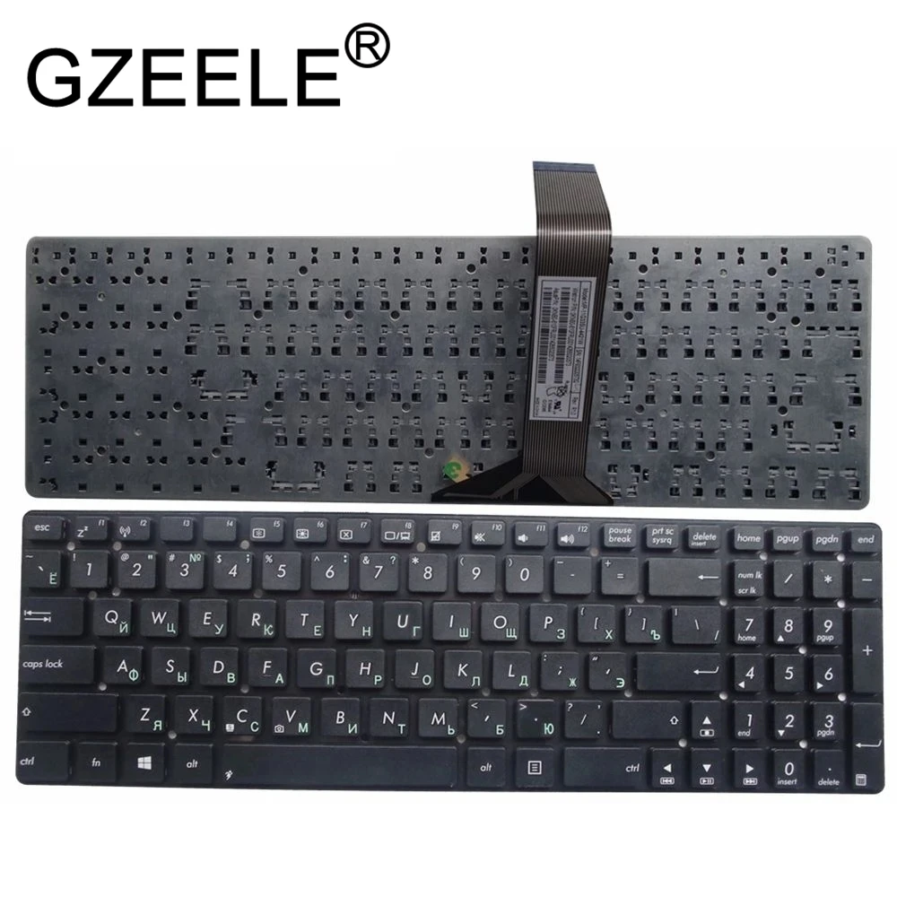 Rosyjska klawiatura do laptopów ASUS K55V K55 K55A K55VD K55VJ K55VM K55VS A55 A55V A55XI A55DE A55DR R500v R700V RU